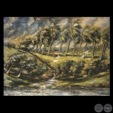 LA TORMENTA, 1945 - Óleo de IGNACIO NÚÑEZ SOLER